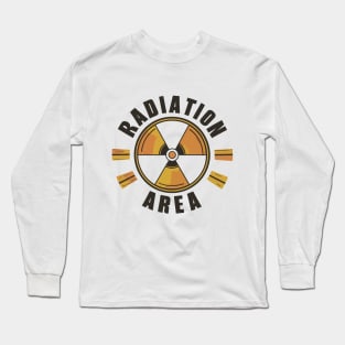 Radiation area symbol Long Sleeve T-Shirt